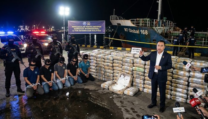 Operasi Laut Andaman Berhasil, Penyelundupan 1 Ton Narkoba Asal Malaysia Dibongkar Aparat