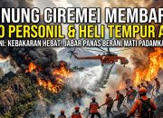 Pemprov Jabar Gercep Padamkan Karhutla Gunung Ciremai, 500 Personel & Helikopter Water Bombing Dikerahkan