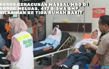 Kasus Keracunan Massal MBG di Bogor Meluas, 417 Siswa SMP Dilarikan ke Tiga Rumah Sakit